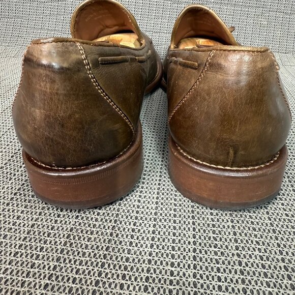 Johnston & Murphy Cellini Tassel Loafers Mens Size10M Brown Leather - Picture 3 of 9